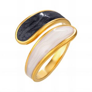 Anello "Noir & Blanc"