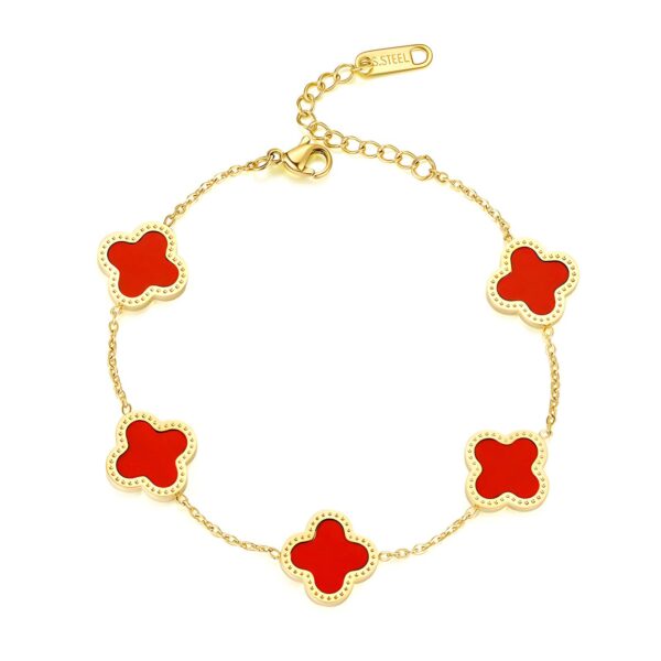 Bracciale Gold Fiorito Croce Rossa